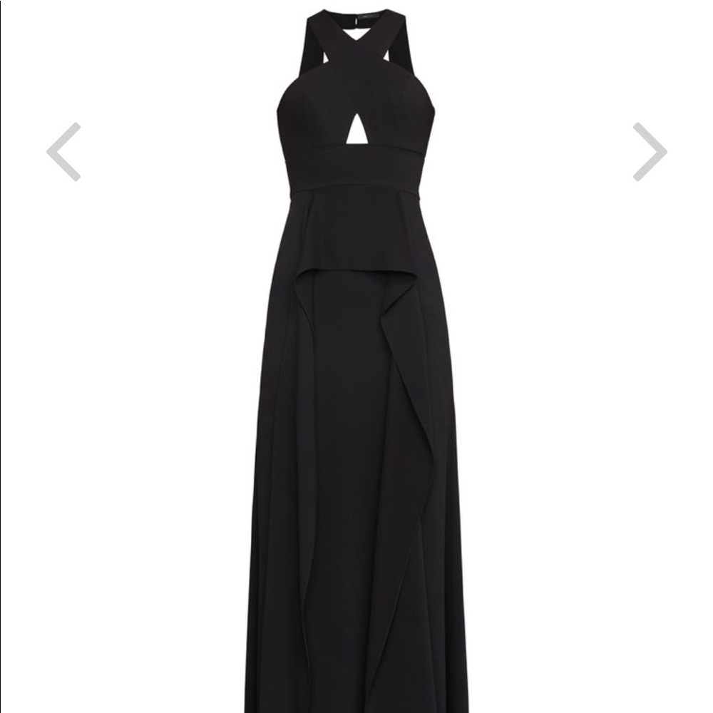 Bryleigh Crisscross Halter Gown - Picture 4 of 4